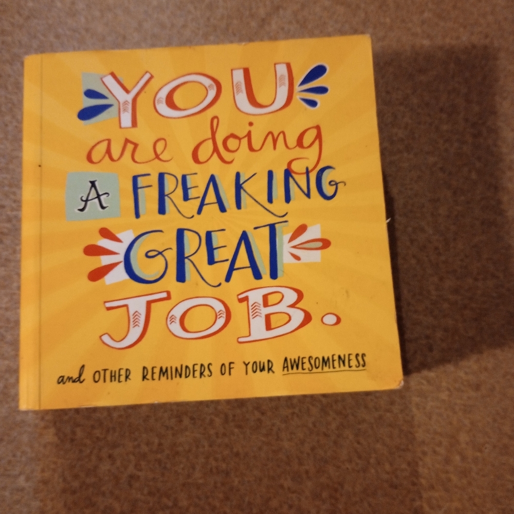 Small Inspirational Yellow Book